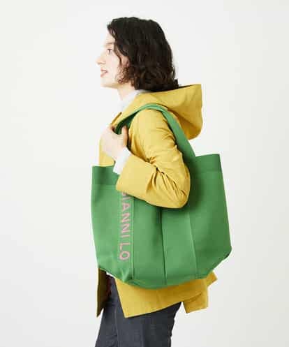 NR5ED03080 GIANNI LO GIUDICE(小さいサイズ) ロゴニットバッグ