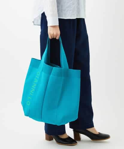 NR5ED03080 GIANNI LO GIUDICE(小さいサイズ) ロゴニットバッグ