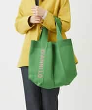 NR5ED03080 GIANNI LO GIUDICE(小さいサイズ)(メゾン ドゥ サンク) ロゴニットバッグ ブルー