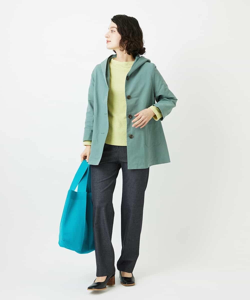 NR5ED03080 GIANNI LO GIUDICE(小さいサイズ)(メゾン ドゥ サンク) ロゴニットバッグ ブルー