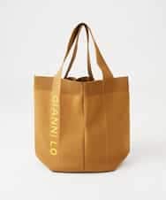 NR5ED03080 GIANNI LO GIUDICE(小さいサイズ)(メゾン ドゥ サンク) ロゴニットバッグ ブルー