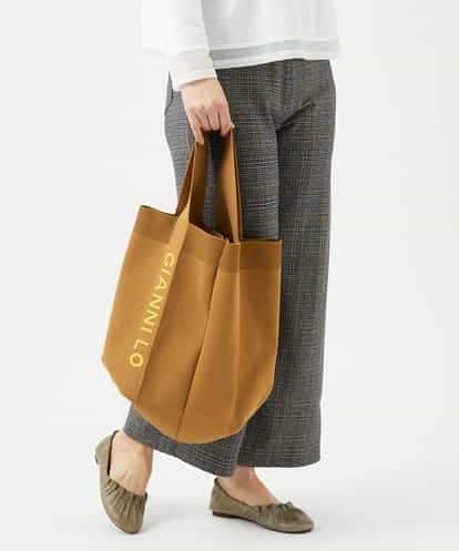 NR5ED03080 GIANNI LO GIUDICE(小さいサイズ) ロゴニットバッグ