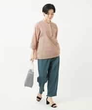 NR5GA41100 GIANNI LO GIUDICE(小さいサイズ)(メゾン ドゥ サンク) スクエアメルカドバッグ ブラック系
