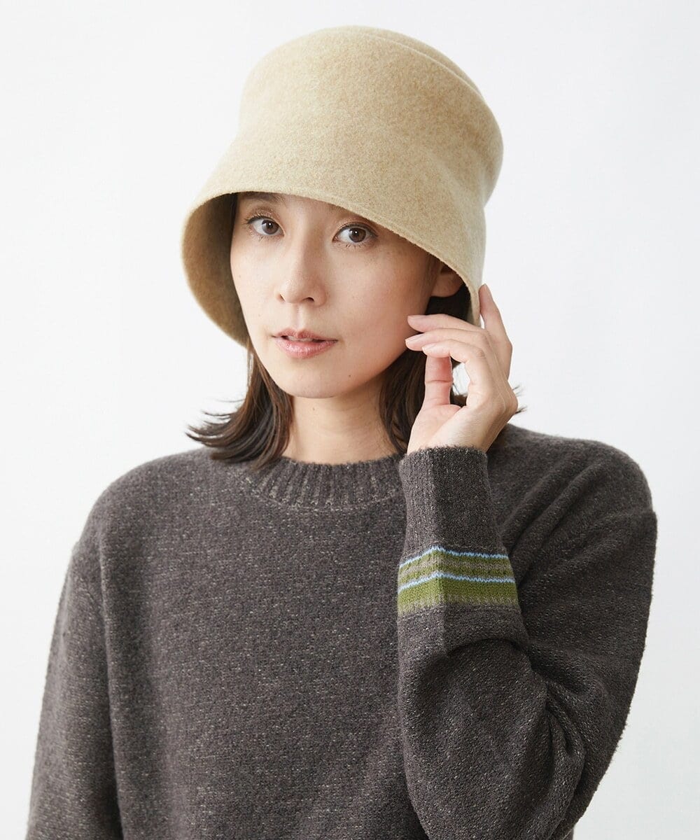 NR7AW01150 GIANNI LO GIUDICE(小さいサイズ)(メゾン ドゥ サンク) [日本製]VALLEY帽子 ブラウン