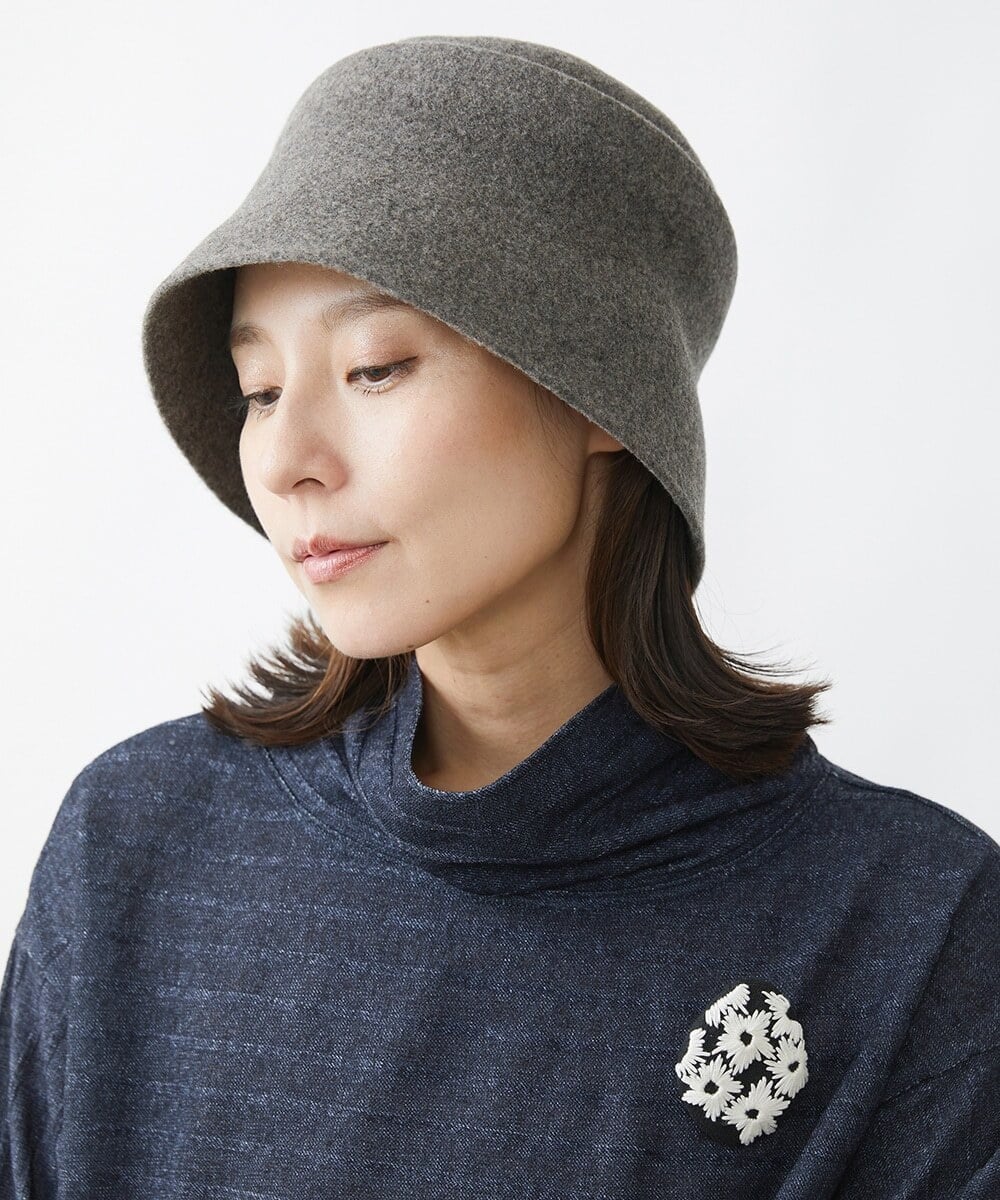 NR7AW01150 GIANNI LO GIUDICE(小さいサイズ)(メゾン ドゥ サンク) [日本製]VALLEY帽子 ブラウン