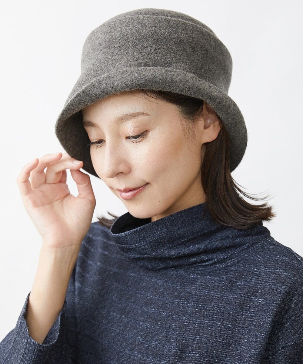 NR7AW01150 GIANNI LO GIUDICE(小さいサイズ)(メゾン ドゥ サンク) [日本製]VALLEY帽子 ブラウン