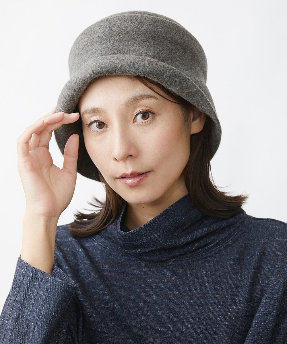 NR7AW01150 GIANNI LO GIUDICE(小さいサイズ)(メゾン ドゥ サンク) [日本製]VALLEY帽子 ブラウン