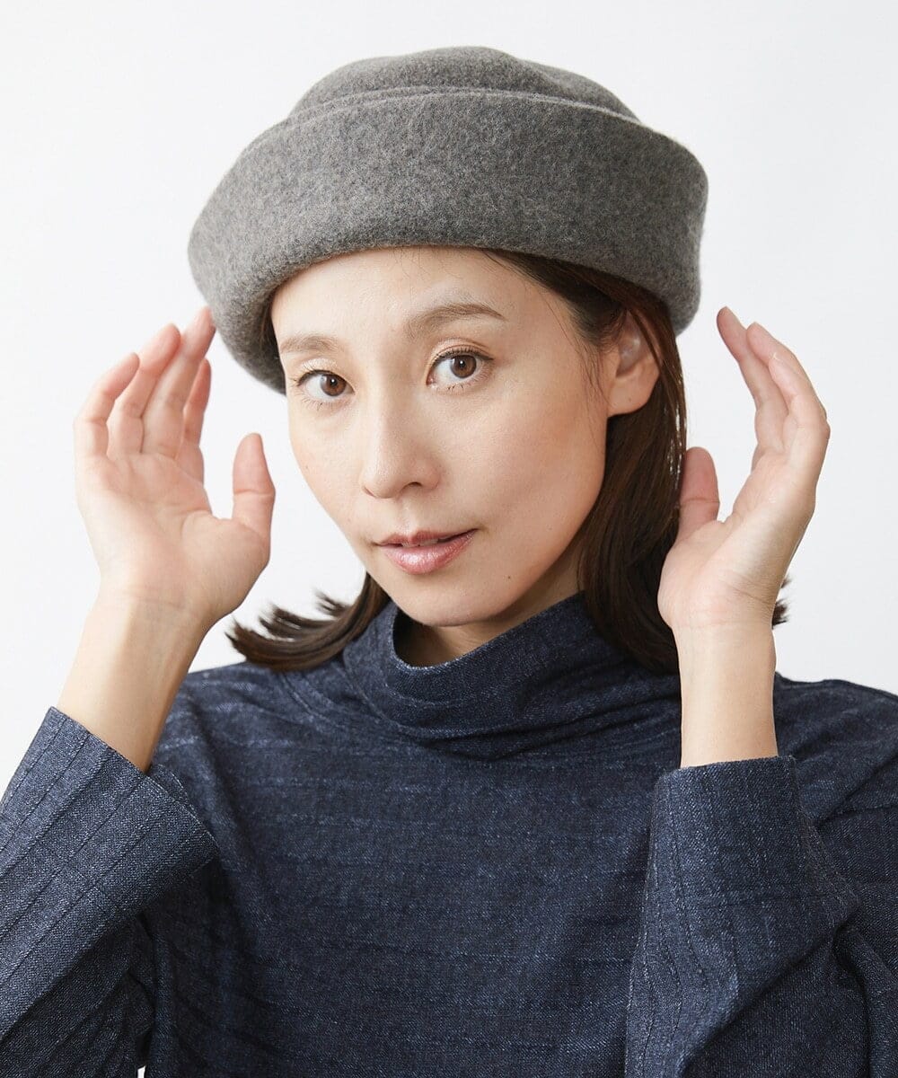 NR7AW01150 GIANNI LO GIUDICE(小さいサイズ)(メゾン ドゥ サンク) [日本製]VALLEY帽子 ブラウン