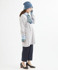 NR7AW09130 GIANNI LO GIUDICE(小さいサイズ)(メゾン ドゥ サンク) ランダムボーダーニットキャップ オレンジ系