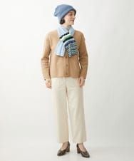 NR7AW09130 GIANNI LO GIUDICE(小さいサイズ)(メゾン ドゥ サンク) ランダムボーダーニットキャップ オレンジ系
