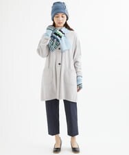 NR8AW09090 GIANNI LO GIUDICE(小さいサイズ)(メゾン ドゥ サンク) ランダムボーダーアームウォーマー ベージュ系