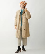 NR8AW09090 GIANNI LO GIUDICE(小さいサイズ)(メゾン ドゥ サンク) ランダムボーダーアームウォーマー ベージュ系