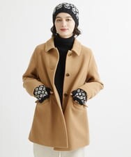 NR8AW10090 GIANNI LO GIUDICE(小さいサイズ)(メゾン ドゥ サンク) ホーリーニットフィンガーレスグローブ ブラック