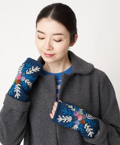 NR8AW11090 GIANNI LO GIUDICE(小さいサイズ) スノークリスタルフィンガーレスグローブ