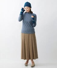 NR8AW11090 GIANNI LO GIUDICE(小さいサイズ)(メゾン ドゥ サンク) スノークリスタルフィンガーレスグローブ ブルー系