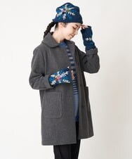 NR8AW11090 GIANNI LO GIUDICE(小さいサイズ)(メゾン ドゥ サンク) スノークリスタルフィンガーレスグローブ ブルー系