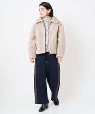 NSDAF84390 Maison de CINQ(メゾン ドゥ サンク) ステンカラープードルブルゾン ベージュ