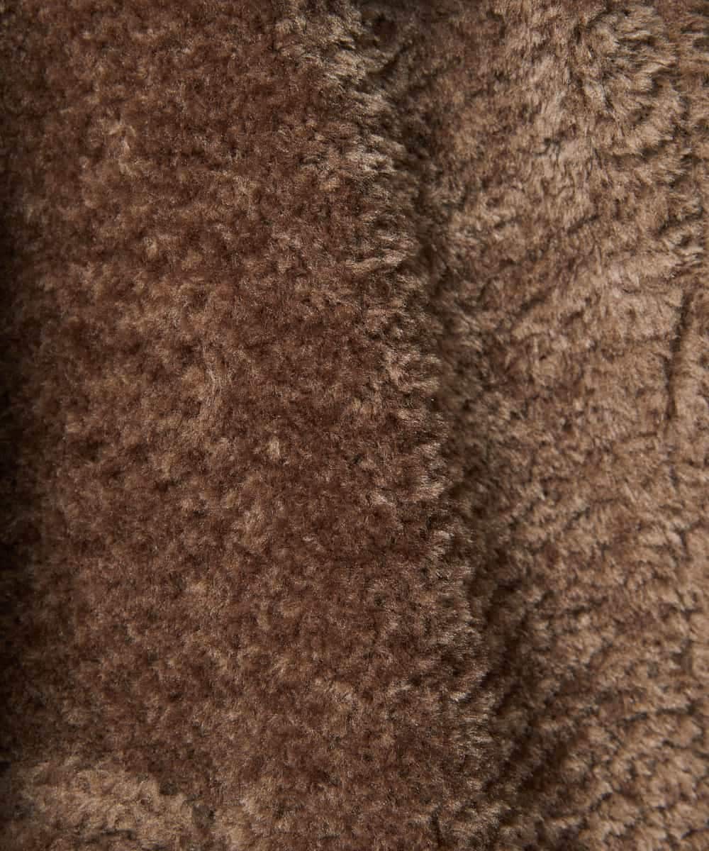 NSDAF84390 GIANNI LO GIUDICE(小さいサイズ)(メゾン ドゥ サンク) ステンカラープードルブルゾン ベージュ