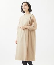 NSEAC90390 GIANNI LO GIUDICE(小さいサイズ)(メゾン ドゥ サンク) ウールジョーゼットワンピース ブラック