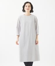 NSEAC90390 GIANNI LO GIUDICE(小さいサイズ)(メゾン ドゥ サンク) ウールジョーゼットワンピース ブラック