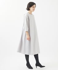 NSEAC90390 GIANNI LO GIUDICE(小さいサイズ)(メゾン ドゥ サンク) ウールジョーゼットワンピース ブラック