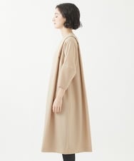 NSEAC90390 GIANNI LO GIUDICE(小さいサイズ)(メゾン ドゥ サンク) ウールジョーゼットワンピース ブラック