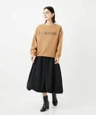 NSEAF81230 Maison de CINQ(メゾン ドゥ サンク) ドッキングバルーンワンピース ダークグレー