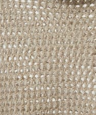 NSFAF81230 Maison de CINQ(メゾン ドゥ サンク) 透かし編みショート丈ハイネックニット ブラック