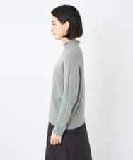 NSFAF82360 Maison de CINQ(メゾン ドゥ サンク) メクラジマカシミヤニット ライトブルー