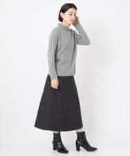 NSFAF82360 Maison de CINQ(メゾン ドゥ サンク) メクラジマカシミヤニット ライトブルー