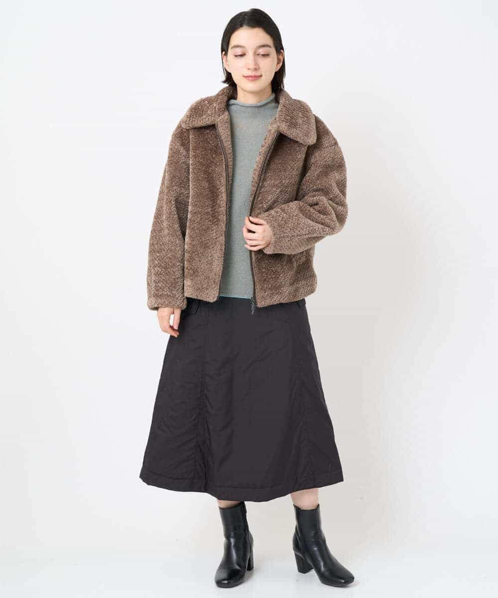 NSFAF82360 Maison de CINQ(メゾン ドゥ サンク) メクラジマカシミヤニット ライトブルー