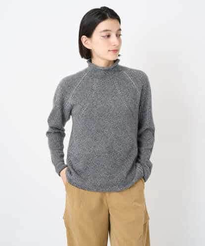 NSFAF82360 Maison de CINQ メクラジマカシミヤニット