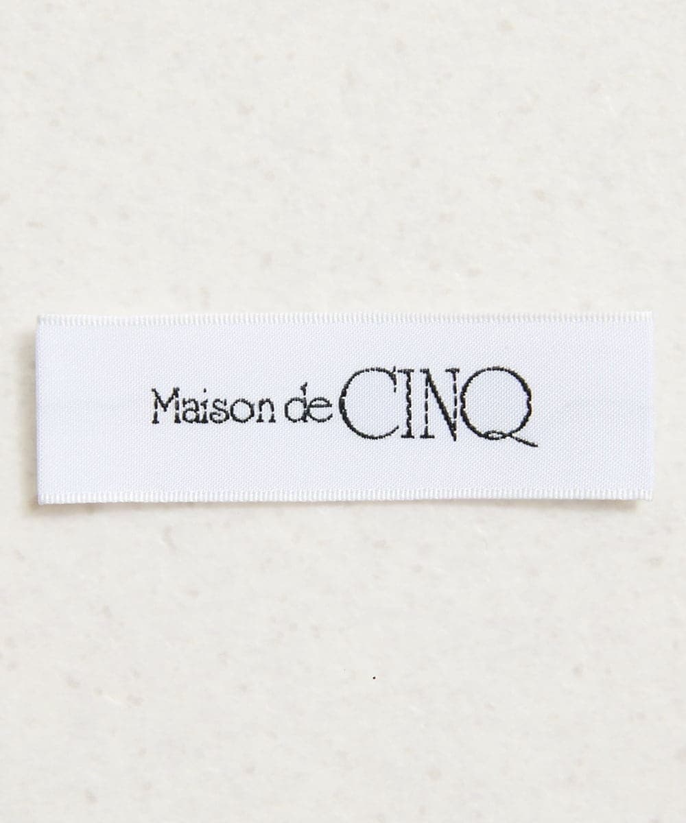 NSFAF83360 Maison de CINQ(メゾン ドゥ サンク) タートルネックカシミヤニット ライトグレー