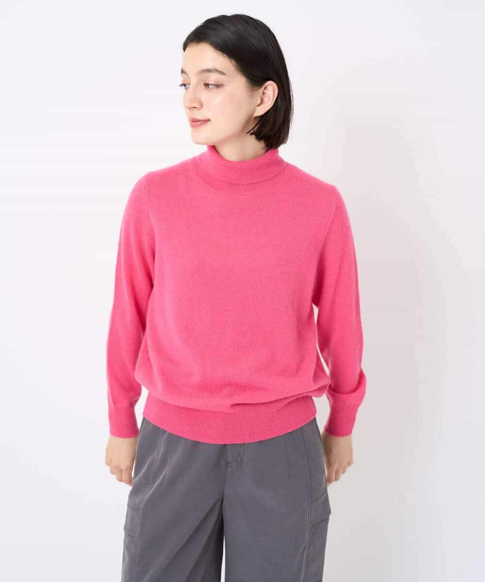 NSFAF83360 Maison de CINQ(メゾン ドゥ サンク) タートルネックカシミヤニット ライトグレー