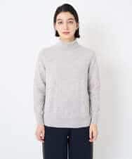 NSFAF83360 Maison de CINQ(メゾン ドゥ サンク) タートルネックカシミヤニット ライトグレー