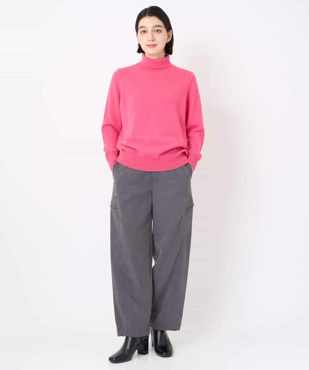 NSFAF83360 Maison de CINQ(メゾン ドゥ サンク) タートルネックカシミヤニット ライトグレー