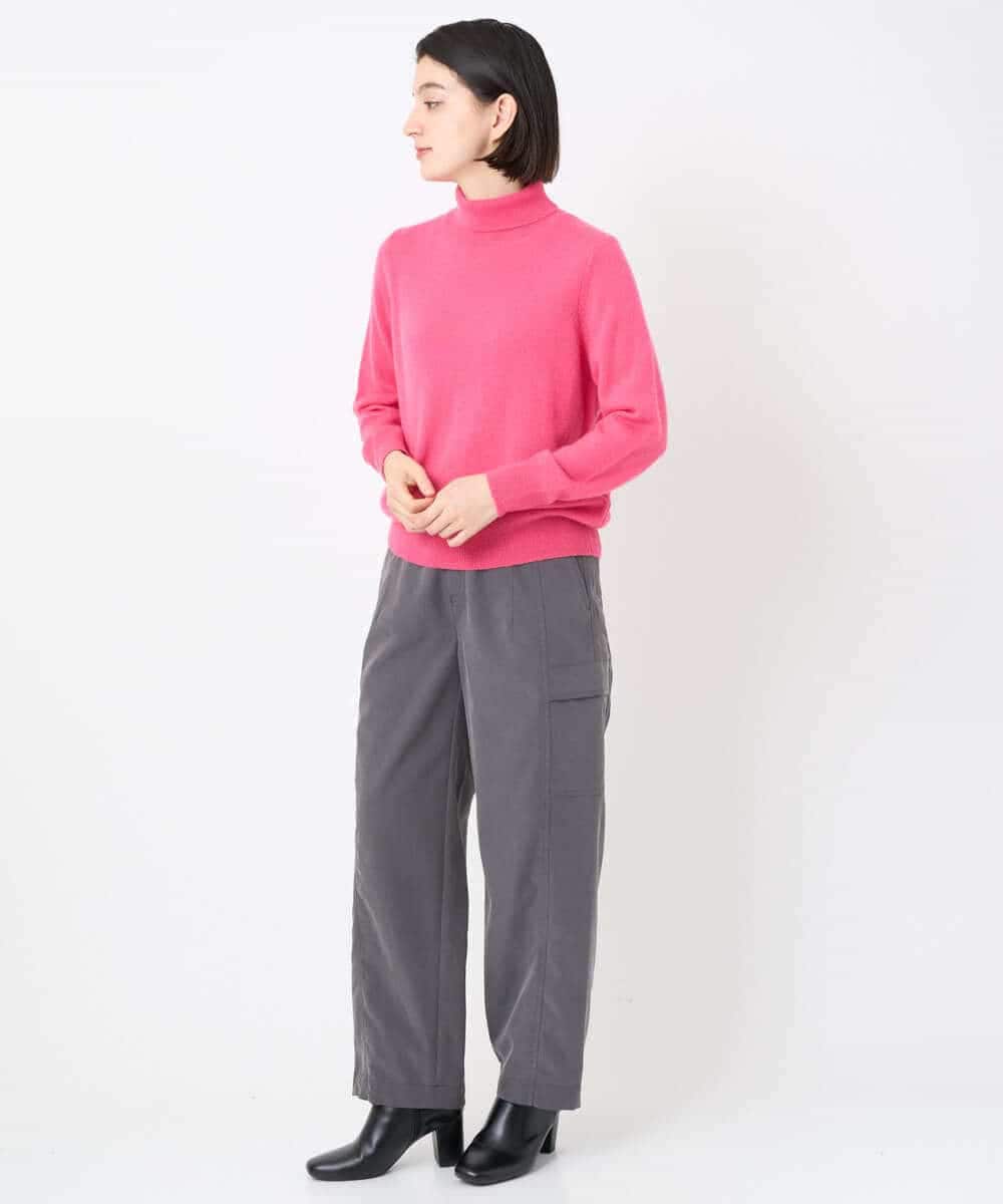 NSFAF83360 Maison de CINQ(メゾン ドゥ サンク) タートルネックカシミヤニット ライトグレー