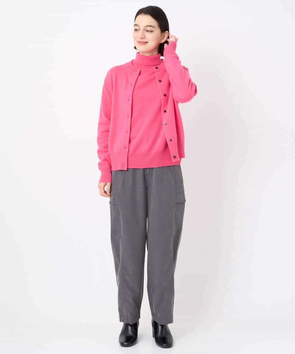 NSFAF83360 Maison de CINQ(メゾン ドゥ サンク) タートルネックカシミヤニット ライトグレー