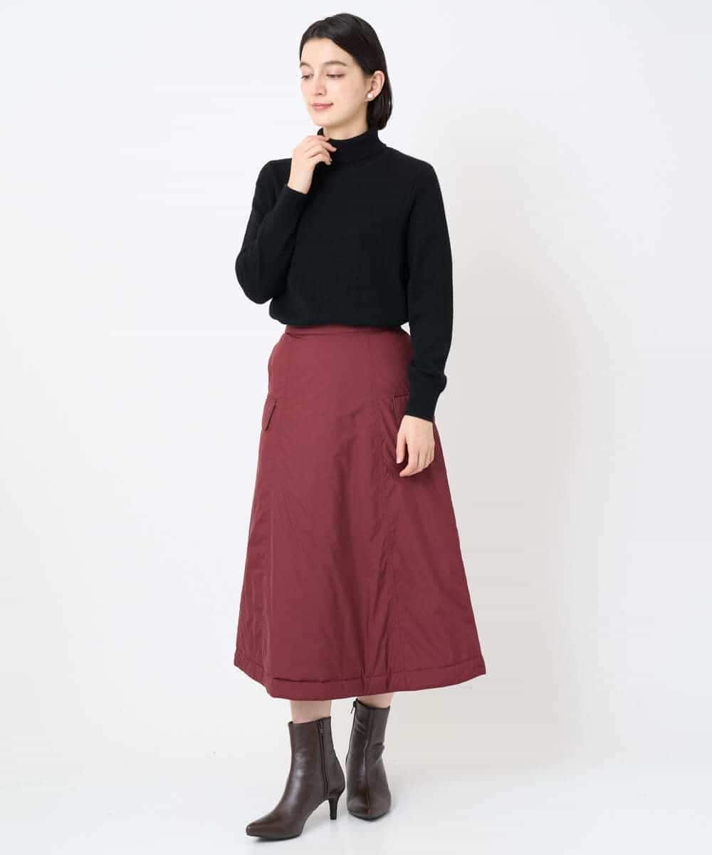 NSFAF83360 Maison de CINQ(メゾン ドゥ サンク) タートルネックカシミヤニット ライトグレー