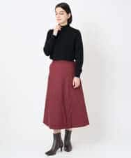 NSHAF80260 Maison de CINQ(メゾン ドゥ サンク) 中綿Aラインスカート カーキ