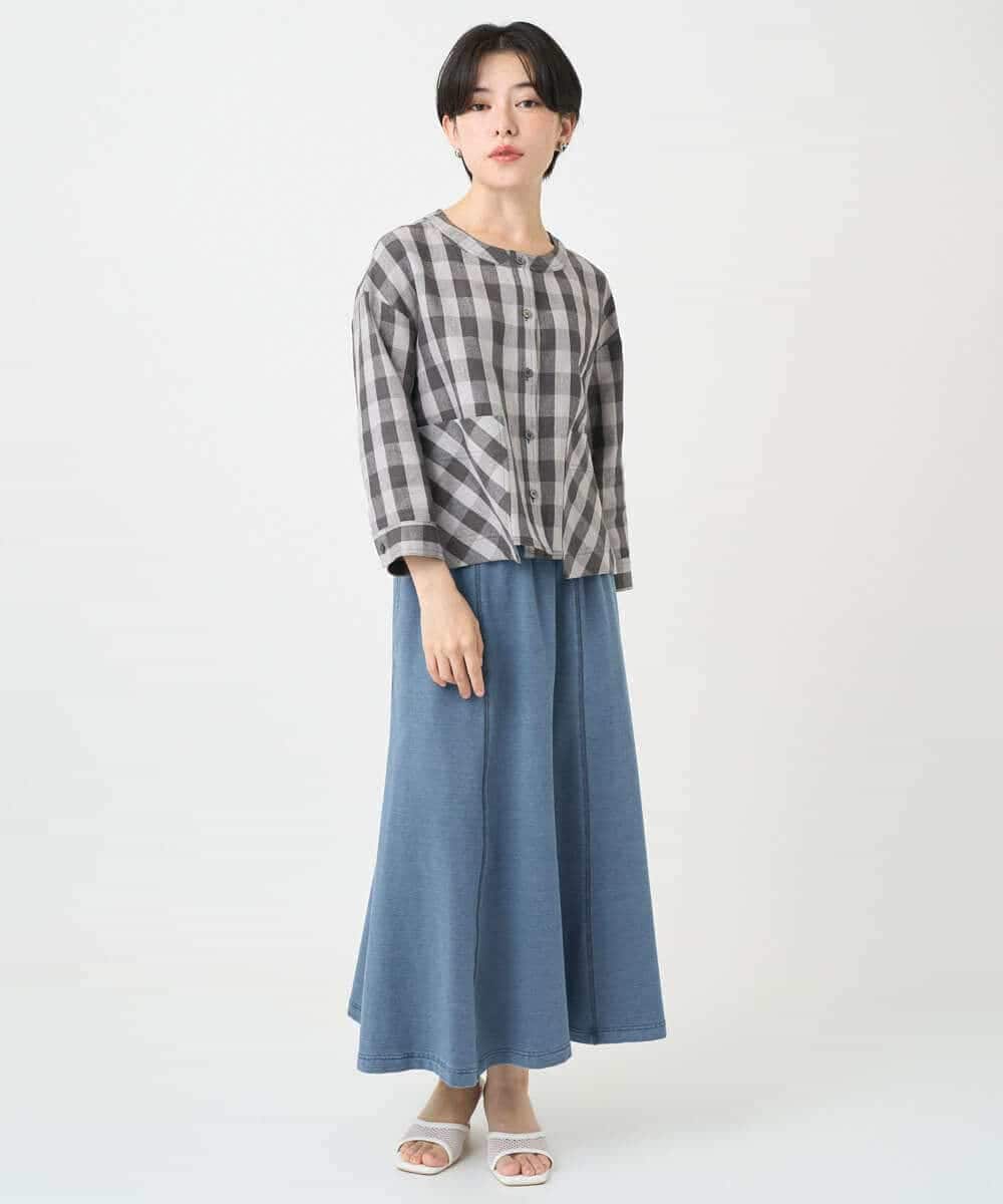 NSHJC94270 Maison de CINQ(メゾン ドゥ サンク) [セットアップ対応]デニムスカート ブルー