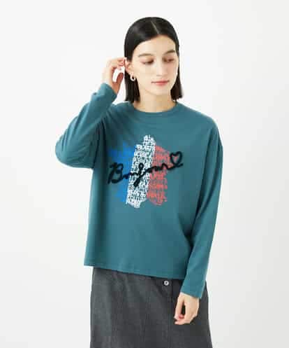 NSKAF97170  ロゴ刺繍コットンカットソー
