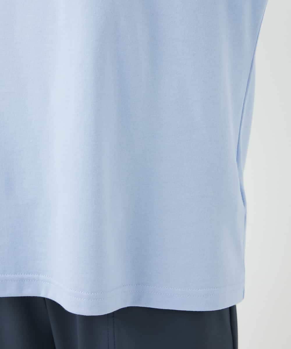 NSKHC93160 Maison de CINQ(メゾン ドゥ サンク) スリットスリーブコットンTシャツ ライトブルー