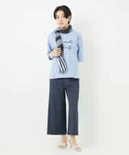 NSKHC93160 Maison de CINQ(メゾン ドゥ サンク) スリットスリーブコットンTシャツ ライトブルー