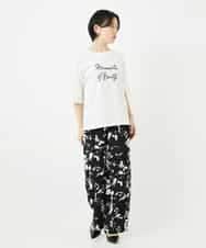 NSKHC93160 Maison de CINQ(メゾン ドゥ サンク) スリットスリーブコットンTシャツ ライトブルー