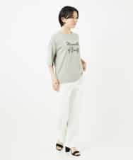 NSKHC93160 Maison de CINQ(メゾン ドゥ サンク) スリットスリーブコットンTシャツ ライトブルー