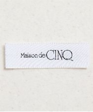 NSKJC94190 Maison de CINQ(メゾン ドゥ サンク) 風景刺しゅうTシャツ ホワイト