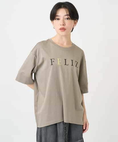 NSKJC95180 Maison de CINQ 刺繍ロゴワイドシルエットTシャツ