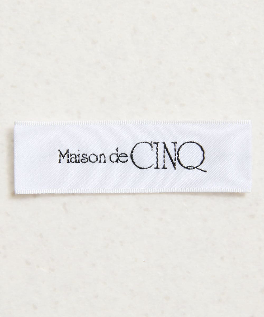 NSSHC90210 Maison de CINQ(メゾン ドゥ サンク) ワッフルベストカーディガン カーキ
