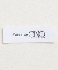 NSSHC91180 Maison de CINQ(メゾン ドゥ サンク) シャンティ天竺着流しカーディガン ベージュ